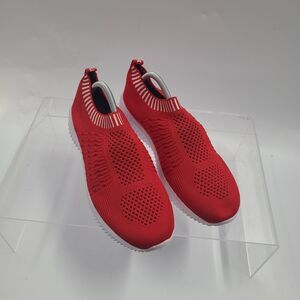 Tiosebon Womens Red Sock Shoes EUR Sz 43 US SZ 12